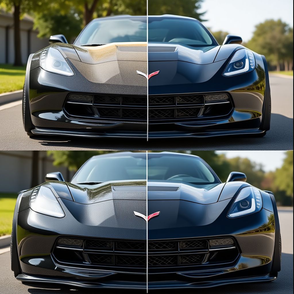 Înainte și după detailing complet